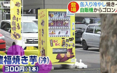 Japan Vending Machines Now Sells Baked Sweet Potato