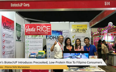Japan’s BiotechJP Introduces Precooked, Low-Protein Rice To Filipino Consumers