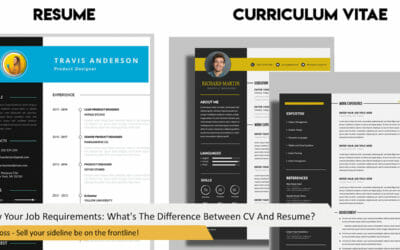 Know Your Job Requirements: What’s The Difference Between CV And Resume?